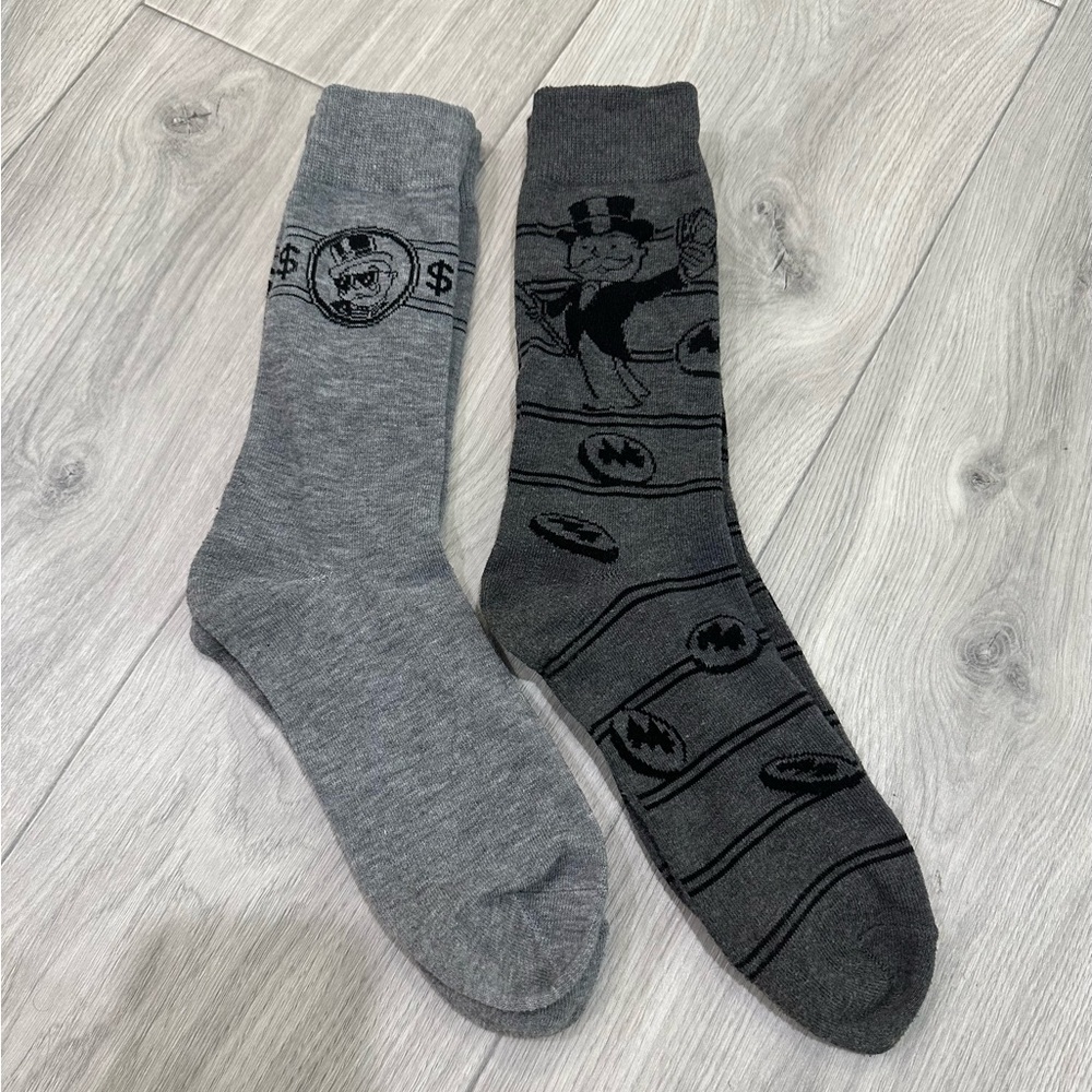Pair of Monopoly Man Socks NWOT
